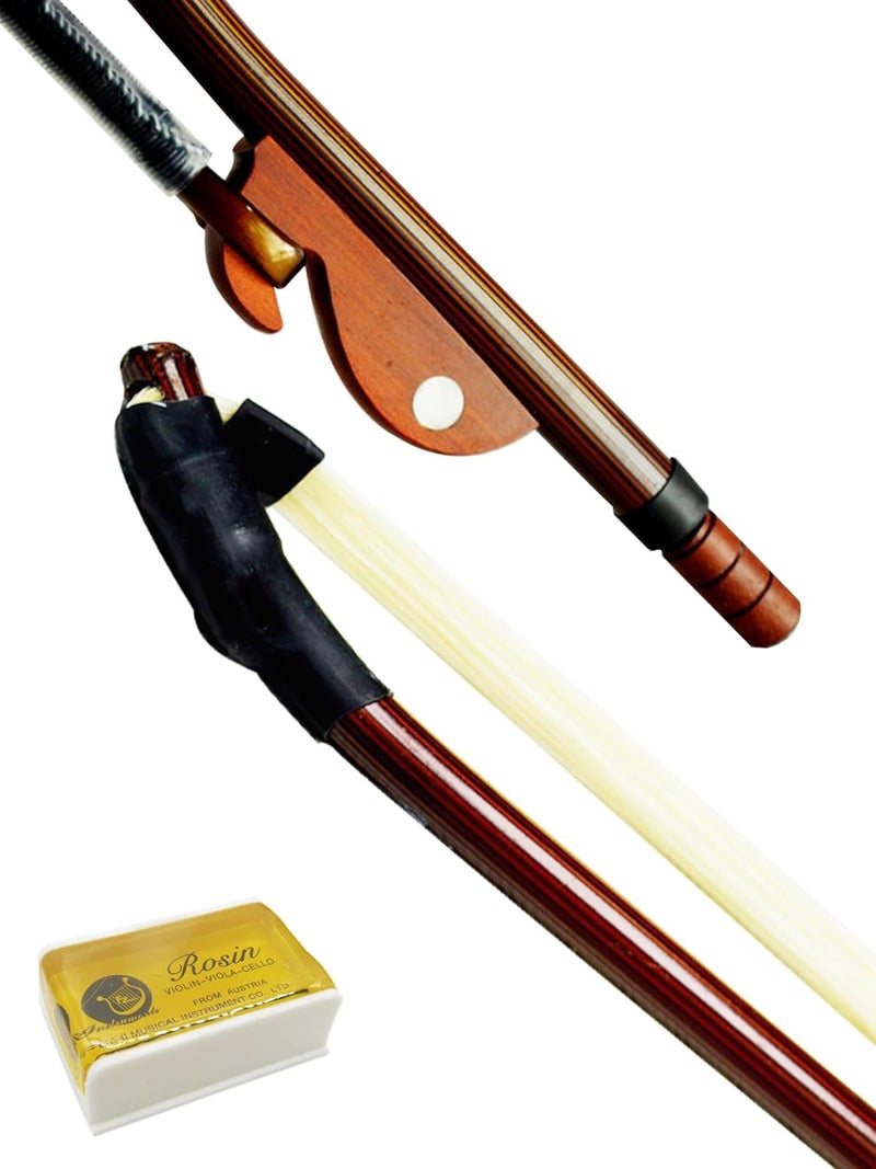 mocrcrel Professional Erhu Bow, Chinese Violin Bow，Erhu accessories, Chinese musical instrument accessories，Derived from horse tail hair (Style A) - Image 1